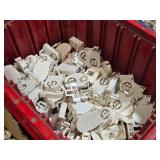 Lot of (6 Bins + 1 Box) Fluorescent Lamp Holder / Tombstone Sockets - Various Styles