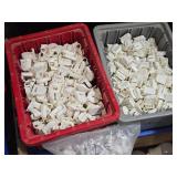 Lot of (6 Bins + 1 Box) Fluorescent Lamp Holder / Tombstone Sockets - Various Styles