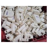 Lot of (6 Bins + 1 Box) Fluorescent Lamp Holder / Tombstone Sockets - Various Styles