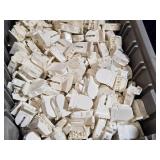 Lot of (6 Bins + 1 Box) Fluorescent Lamp Holder / Tombstone Sockets - Various Styles