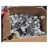 Lot of (6 Bins + 3 Boxes) Fluorescent Lamp Holder / Tombstone Sockets - Various Styles