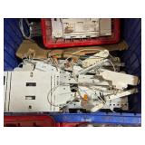 Lot of (6 Bins + 3 Boxes) Fluorescent Lamp Holder / Tombstone Sockets - Various Styles