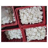 Lot of (6 Bins + 3 Boxes) Fluorescent Lamp Holder / Tombstone Sockets - Various Styles