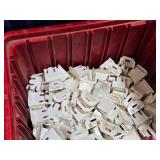Lot of (6 Bins + 3 Boxes) Fluorescent Lamp Holder / Tombstone Sockets - Various Styles
