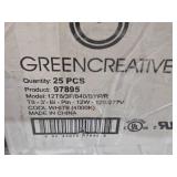 Lot of (1 Box) Green Creative 12T8/3F/840/BYP/R - T8 3