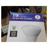 Lot of (60) LED BR30 Bulb 11W 800LM Dimmable