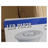 Lot of (53 / 1 Partial Box) LED PAR 38 Bulb 15W 1000LM Dimmable