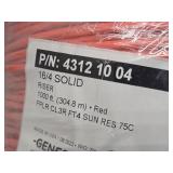 Lot of (1 Full Spool) 16/4 Solid Riser Wire 1000