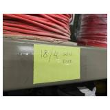 Lot of (1 Partial Spool) 18/4 Solid Riser Wire