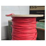 Lot of (1 Full Spool + Partial Spool) 18/2 Solid Plenum Wire