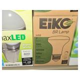 Lot of (1/2 Shelf) LED Bulbs (assorted)