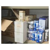 Lot of (1/2 Shelf) LED Bulbs - Screw-In and Plug-In (assorted)