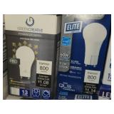 Lot of (1/2 Shelf) LED Bulbs - Screw-In and Plug-In (assorted)