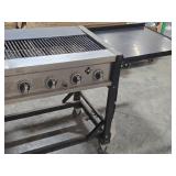 Ni Propane 8-burner Event Grill on Caster Wheels 109" x 25" x 36"