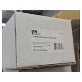 (10) Plastic Wall Securing Boxes + (3) Power Cord Lockouts