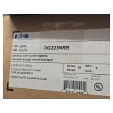 Lot of (6) Electrical Boxes - 30 Amp 12/240V 1-PH, General Duty Safety Switch 100 Amp 240V 3-wire (assorted)