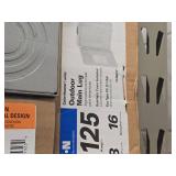 Lot of (7) Electrical Boxes - 125 Amp 40 Circuit Cutler-Hammer Series Indoor Main Lug (assorted)