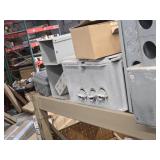 Lot of (1 Shelf) Electrical Boxes (assorted)