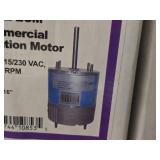 Lot of (4) Mars 10853/54/Azure ECM 3.3 Commercial 1/15-1/22-HP Refrigeration Motors (in original packaging)
