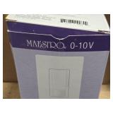 Lot of (16) Lutron Maistro Sensor with 0-10V Dimmer Switch MS-2101-WH