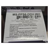 Lot of (24) Lutron Maestro Dual Circuit Sensing Switch #MS-PPS6-DDV-WH