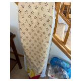 Folding Metal Ironing Board Adjustable Height Padded Cover Good