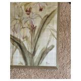 Blum Floral Wall Art Print Framed Orchid Botanical Panel 36in