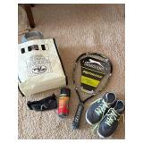 Slazenger Ruthless Racquetball Set w Nike Shoes Goggles Balls Tote