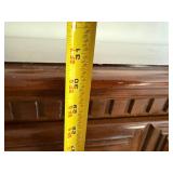 Bassett 2 Pc Dresser Chest Set Traditional Wood Brass Pulls Good
