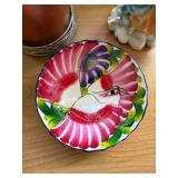 Decorative Home Decor Lot Stained Glass Angel Bowl Candle Holder