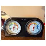 Westclox Timex La Crosse Clock Weather Meter 3 Pc Desk Lot