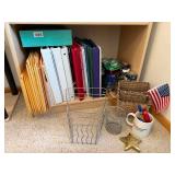 Mixed Office Supply Lot Binders Sharpener Organizer Clips Tape Mailers
