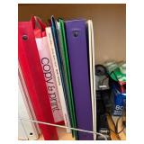 Mixed Office Supply Lot Binders Sharpener Organizer Clips Tape Mailers