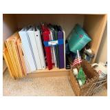 Mixed Office Supply Lot Binders Sharpener Organizer Clips Tape Mailers