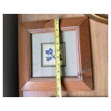 Framed Floral Wall Art Lot 3 Rose Violet Hummingbird Prints Decor