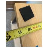 3 Tier Wood Look Utility Shelf Bookcase 26x11x29 Black Supports