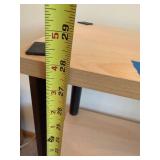 3 Tier Wood Look Utility Shelf Bookcase 26x11x29 Black Supports
