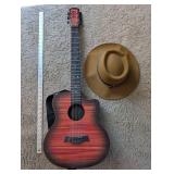 Acoustic Guitar & Gigi Pip Hat Mixed Lot
