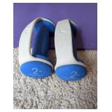 Exercise Mat, 2-lb Dumbbells & Resistance Bands (Lot of 3)