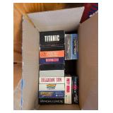Mixed Lot of Books, Dvds, Vhs Tapes & Coloring Books