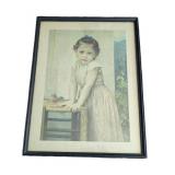 Child With Cherries Bouguereau Framed Print