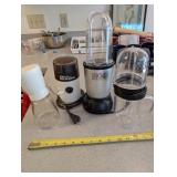 Mixed Coffee Grinder Lot With Magic Bullet & Regal Mills (Lot of 3)