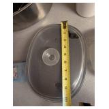 Mixed Kitchenware Assortment With Roasting Pan, Canisters & Storage Dishes