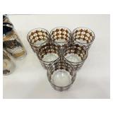 8 RARE Hammacher Schlemmer MCM Stock Market Cocktail Glasses and 6 Others