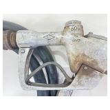 Vintage OPW Gas Pump Nozzle and 10