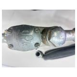 Vintage OPW Gas Pump Nozzle and 10