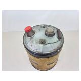 Vintage Imperial Oil 5 Gallon Metal Oil Can