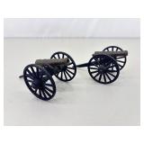2 Small Brass cannons w/Cast Iron Bases