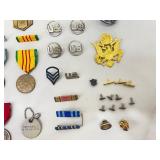Lot of Vintage Air Force Military Patches, Medals, and Pins