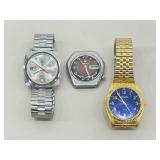 Vintage Seiko 5 Automatic 21 Jewel, Bulova Accutron, and Details Watches